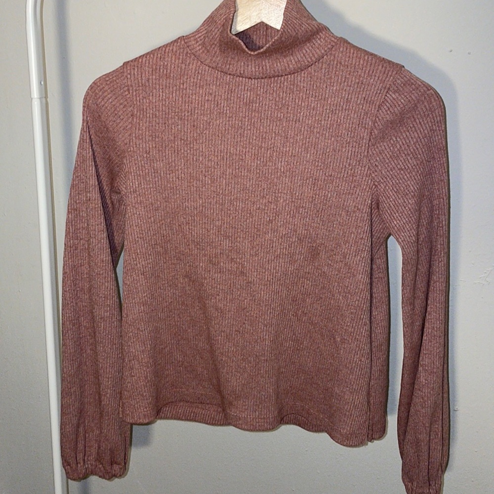 MADEWELL Ribbed Long Sleeve Turtleneck
